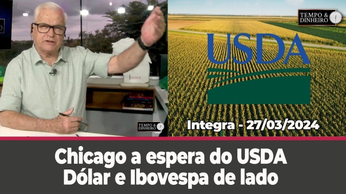 Dólar e Ibovespa de lado .Chicago a espera do USDA. Chuvas pesadas em boa parte do País