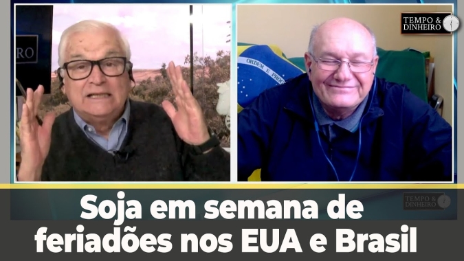Soja em semana de feriadões nos EUA e Brasil