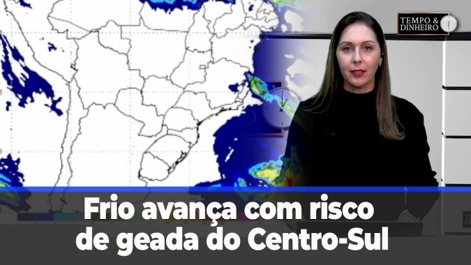 Chuvas no Norte e Nordeste, frio avança com risco de geadas em boa parte do Centro-Sul