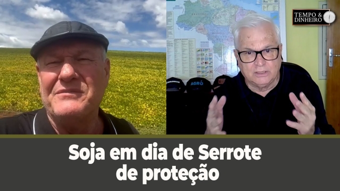 Soja em dia de Serrote de proteção