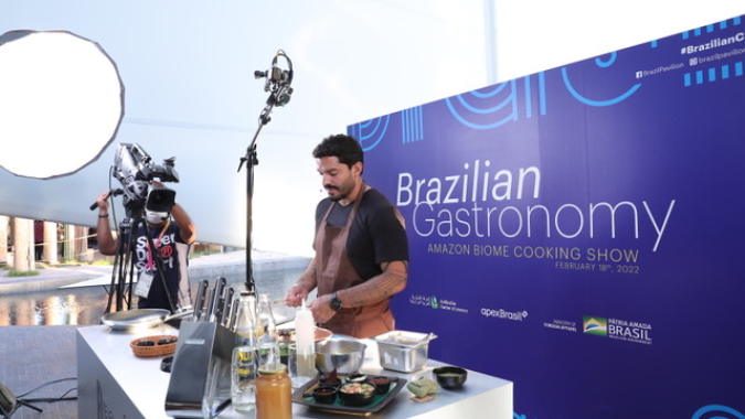 Expo 2020: ApexBrasil promove sabores da Amazônia em Dubai com apresentação do chef Thiago Castanho 