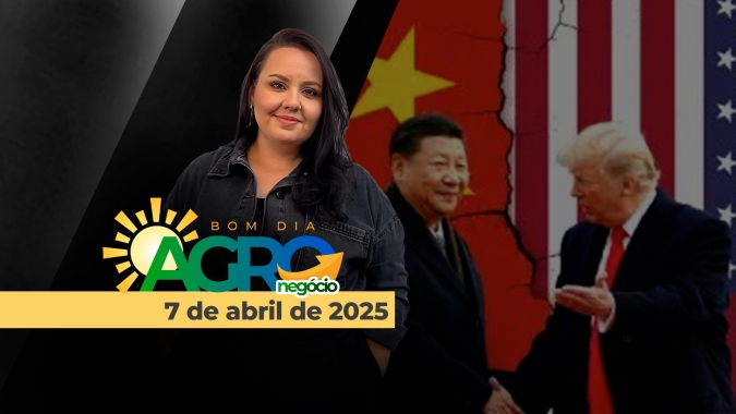 Bom Dia Agro 07/04/2025 - Tarifas de Trump, retaliações de China e Europa, países querendo acordo com os EUA, milho e e o clima