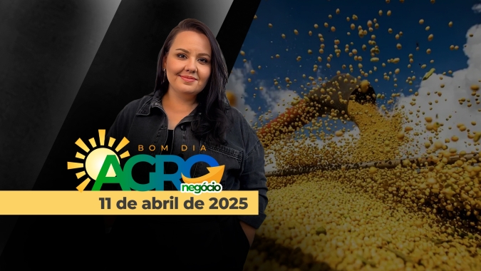 Bom Dia Agro 11/04/2025 - Nova escalada da guerra comercial, impacto do conflito na economia global, forte comercialização da soja no BR e os ensinamentos de Antônio Cabrera
