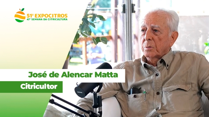 Homenageado aos 89 anos anos, José de Alencar Matta, compartilha sua trajetória na 51ª Expocitros e exalta os sonhos realizados