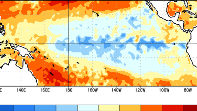 NOAA prevê continuidade do La Niña até o início de 2026, com neutralidade provável entre janeiro e março