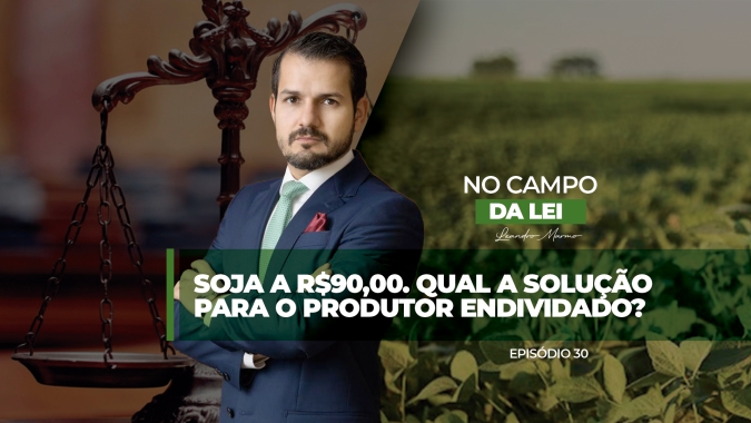 No Campo da Lei: Soja a R$90,00. Qual a solução para o produtor endividado?