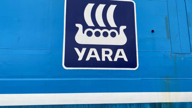 Yara realiza primeira operação de cabotagem de fertilizantes a granel do Brasil