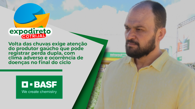 Volta das chuvas exige atenção do produtor gaúcho que pode registrar perda dupla, com clima adverso e ocorrência  de doenças no final do ciclo