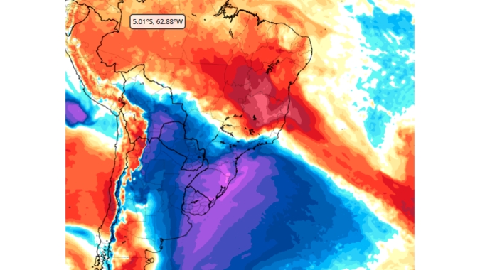 Frio mais intenso: Últimos dias de junho podem ter geada com intensidade forte no RS, SC e intensidade fraca no PR