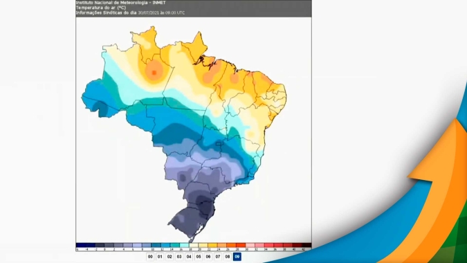 O pior do frio já passou, pelo menos por enquanto, diz Inmet