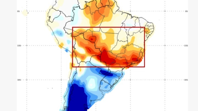 Sul entra em alerta para temporais e granizo; produtor do interior enfrenta calor de até 37°C