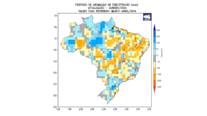 Agrymet: Modelos mostram que próximos três meses serão de muita instabilidade nas chuvas