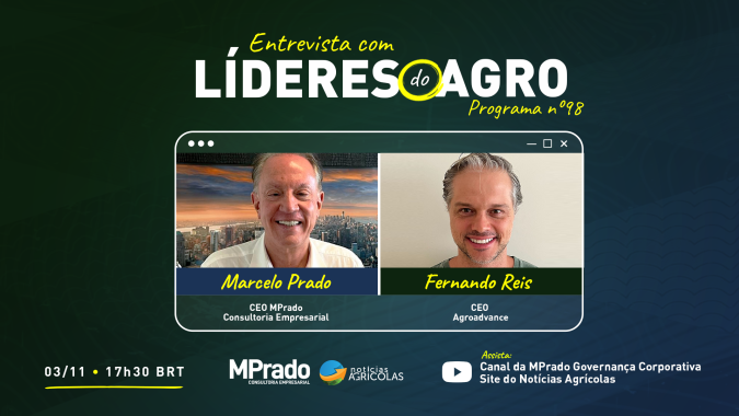 Fernando Reis fala sobre o desenvolvimento do mercado de biológicos e a importâncida do conhecimento no agro, em entrevista para o Líderes do Agro