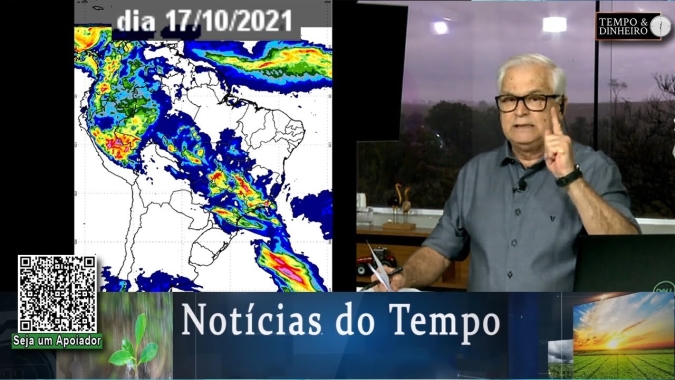 2a. onda: CHUVAS fortes começam a subir pelo Brasil Central; chuvarada no domingo preocupa os mineiros