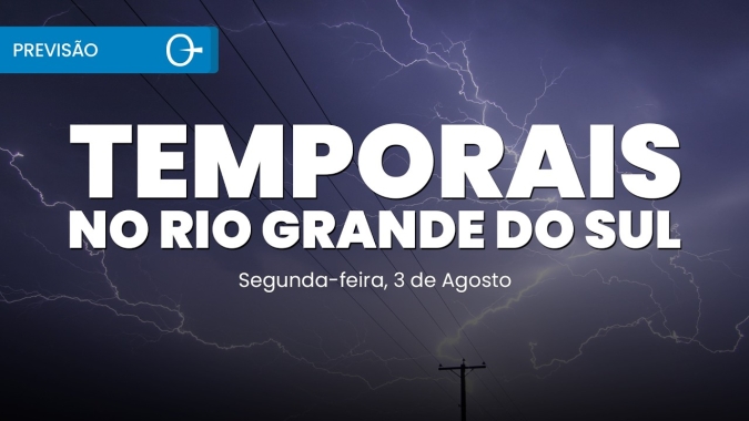 Chuva volta ao Sul e ar seco continua no Centro-Sul | Previsão do tempo 03/08/2026
