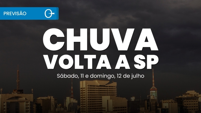 Frente fria muda o tempo em SP e temporais continuam no Sul | Previsão do Tempo 11 e 12/07/2026