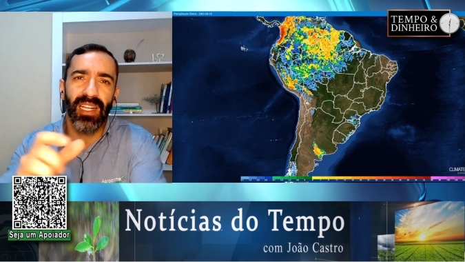Chove forte em Sta. Catarina, mas no Brasil Central produtores sofrem com incêndios nas lavouras