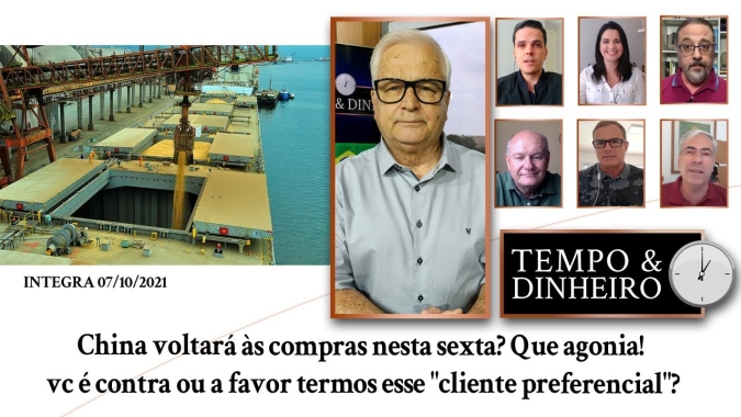 China voltará às compras nesta sexta? Você é contra ou a favor termos esse "cliente preferencial"?