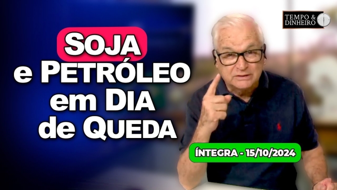 Soja e petróleo em dia de queda. Dólar sobe e empurra café. Chuvas vão encher a caixa d´água do Brasil
