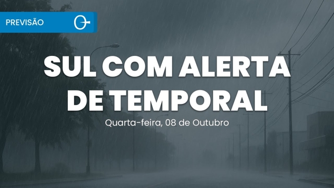 Confira a previsão do tempo para esta quarta-feira (8) para todo o Brasil
