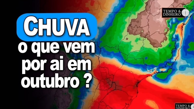 Chuvas reduzem calor esta semana com boa expectativa para outubro, informa Ronaldo Coutinho