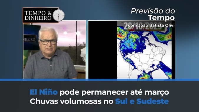 El Niño pode permanecer até março de 2024, Chuvas volumosas no Sul e parte do Sudeste