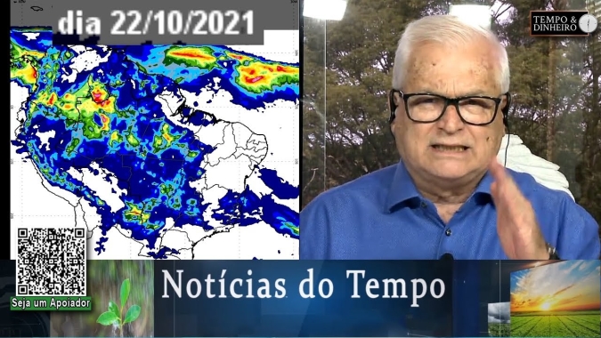 Depois de grandes chuvaradas no Sul, agora chega a vez do Brasil Central... toda atenção com Minas
