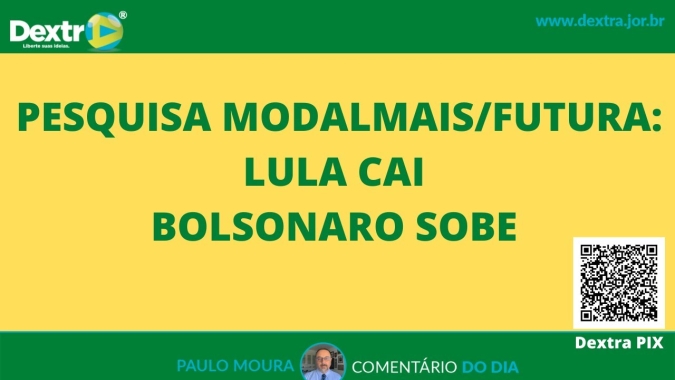 Pesquisa: Lula cai e Bolsonaro sobe, análise por Paulo Moura, cientista político do canal Dextra