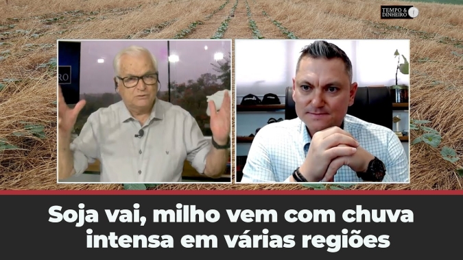 Soja vai, milho vem com chuva intensa em várias regiões. Como proteger Prof Alexandre Gazolla