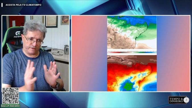 Previsão de tempestades no Sul e temperaturas mais amenas. É o La Niña