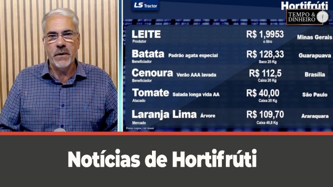 Notícias de Hortifrúti com Sérgio Braga