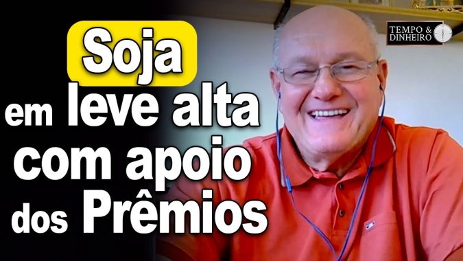 Soja em leve alta com apoio dos Prêmios, analisa Vlamir Brandalizze