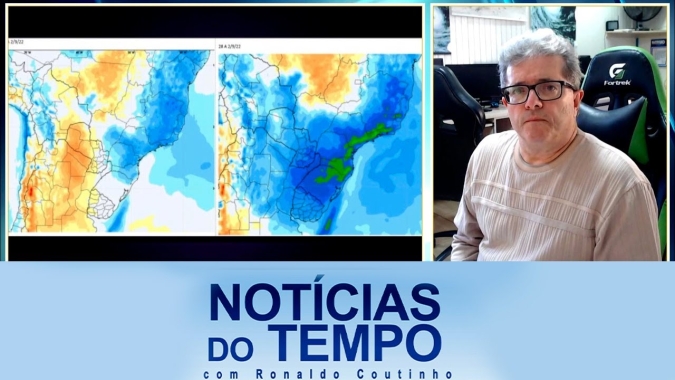 Meteorologia indica nova frente fria  Setembro com chuvas irregulares