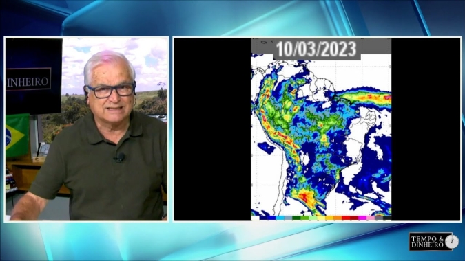 Chuva volumosa com alerta para Sul  e Sudeste do Brasil, exceção do Nordeste