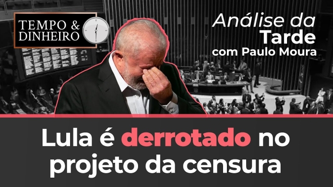 Lula é derrotado no projeto da censura e viaja mais uma vez para o exterior em plena crise no Brasil
