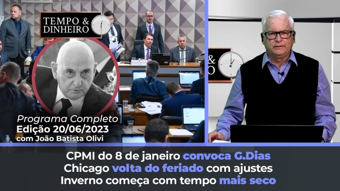 Chicago volta do feriado CPMI do 8 de janeiro convoca G.Dias. Inverno começa com temperatura elevada