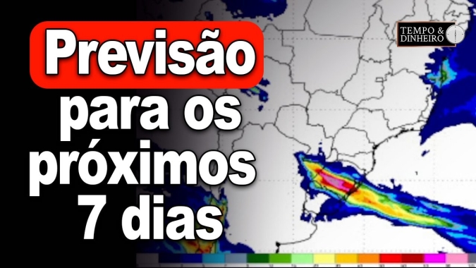 Previsão de frio intenso no Sul, Sudeste e parte do Centro-oeste. Chuvas no litoral e RS