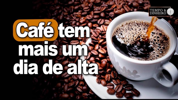 Café tem mais um dia de alta. Subiu em Londres e em NY