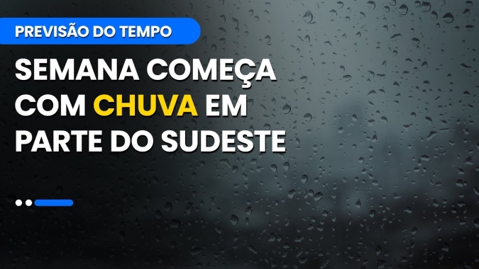 Confira a previsão do tempo para esta segunda-feira (16) para todo o Brasil