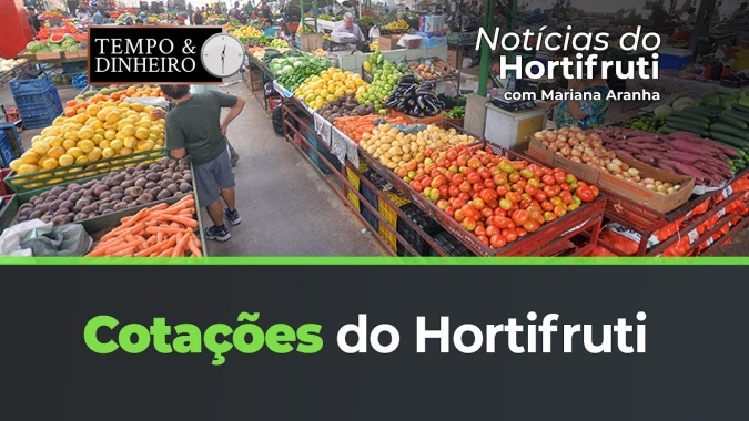 Veja as cotações do hortifrúti