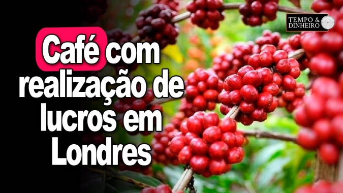 Café com feriado nos EUA tem realização de lucros em Londres depois dos recordes nas cotações