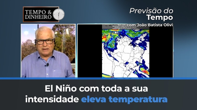 El Niño com toda a sua intensidade eleva temperatura em boa parte do País.Veja a previsão do tempo