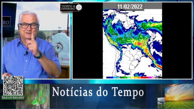 Chuva avança no RS a partir da Argentina e com tempestades no Sudeste e centro-norte