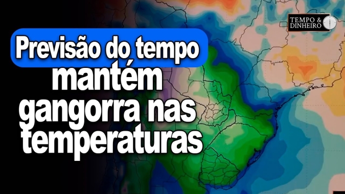 Previsão do tempo mantém gangorra nas temperaturas,frio, calor, e farmácias, relata Ronaldo Coutinho