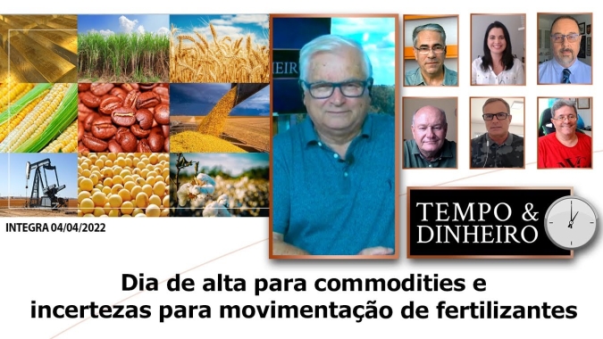 Dia de alta para commodities e incertezas para movimentação de fertilizantes