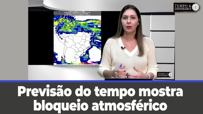 Previsão do tempo mostra bloqueio atmosférico com tempo mais seco e temperaturas acima da média