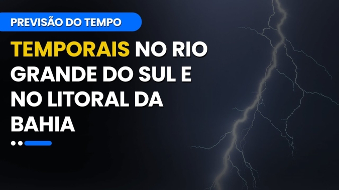 Confira a previsão do tempo para esta terça-feira (06) para todo o Brasil