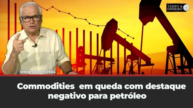 Commodities caem com destaque negativo para petróleo Clima seguem decisivas para safra de soja 23/24