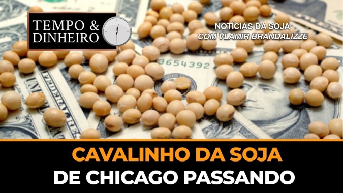 Cavalinho da soja de Chicago passando