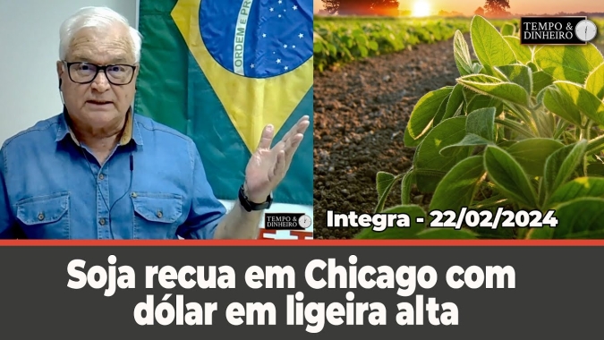 Soja recua em Chicago com dólar em ligeira alta. Alerta para chuvas intensas no Nordeste
